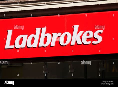 Ladbrokes sign.
